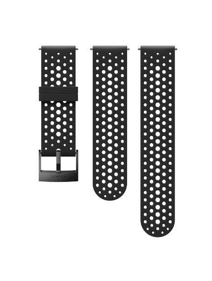 SUUNTO 24mm SILICONE BLACK apyrankė